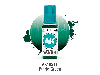 Ak19311 Putrid Green Wash - zdjęcie 1