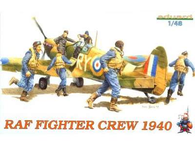  RAF FIGHTER CREW 1940 1/48 - figurki - zdjęcie 1