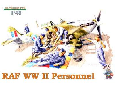  RAF WWI PERSONNEL 1/48 - figurki - zdjęcie 1