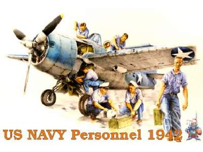  US NAVY Personnel 1942 1/48 - figurki - zdjęcie 1