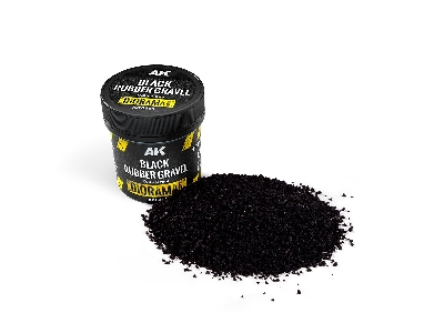 Black Rubber Gravel 0,8-2 Mm - zdjęcie 1