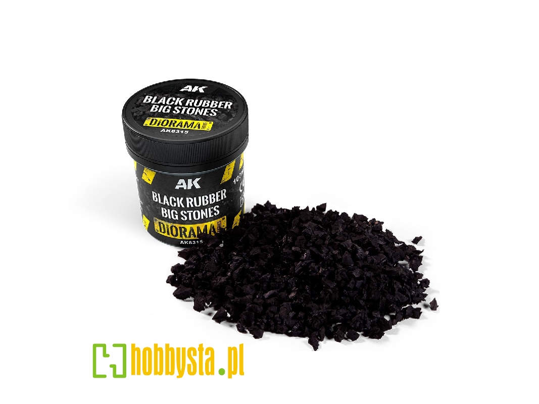 Black Rubber Big Stones - zdjęcie 1