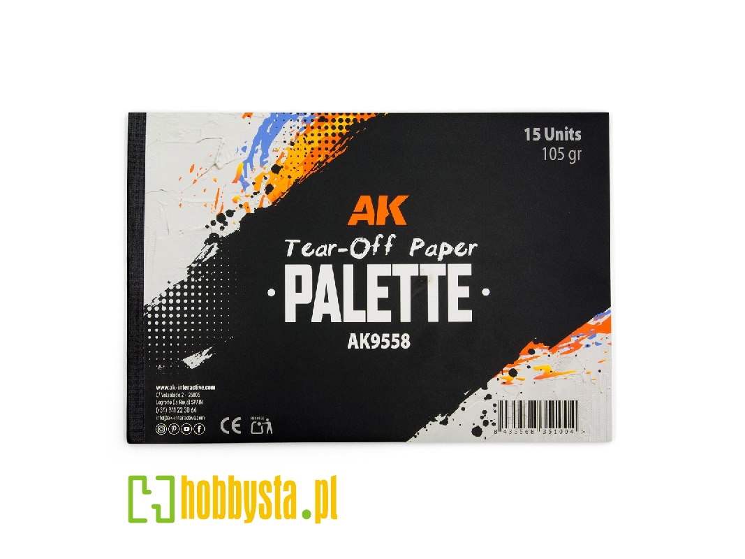 Tear-off Paper Palette (15 Sheets) - zdjęcie 1