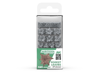 Forest Leaves - Basing Bits (3d-printed / 35 Pcs) - zdjęcie 1