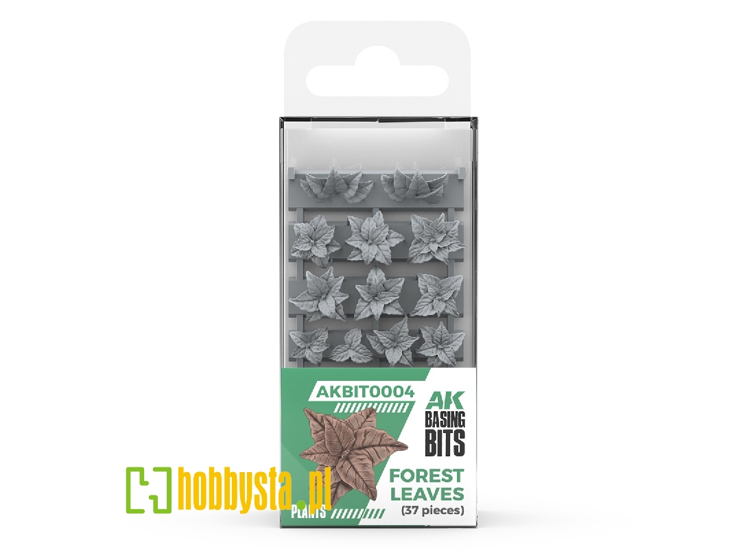 Forest Leaves - Basing Bits (3d-printed / 35 Pcs) - zdjęcie 1