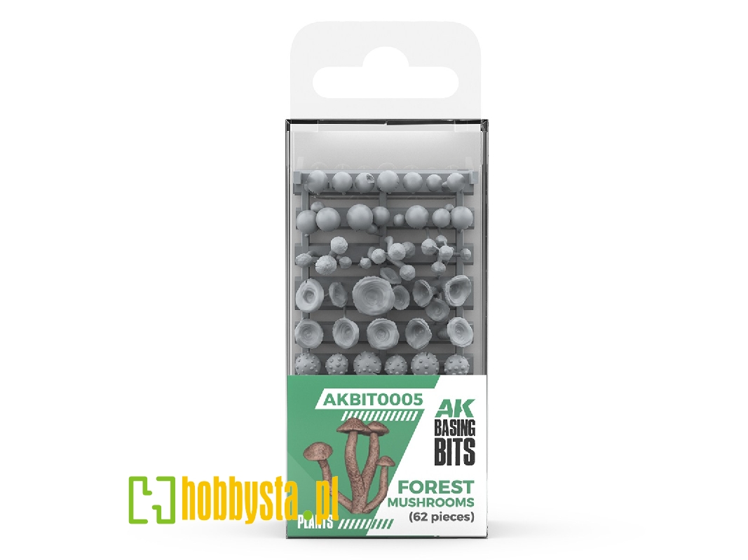 Forest Mushrooms - Basing Bits (3d-printed / 63 Pcs) - zdjęcie 1