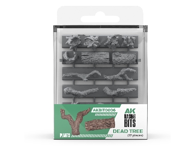 Dead Tree - Basing Bits (3d-printed / 17 Pcs) - zdjęcie 1