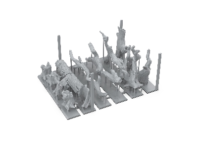 Dead Tree - Basing Bits (3d-printed / 17 Pcs) - zdjęcie 3