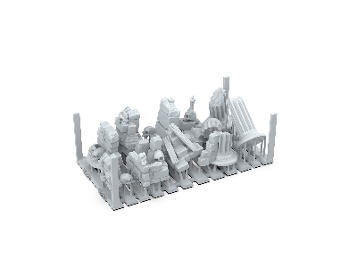 Village Ruins - Basing Bits (3d-printed / 12 Pcs) - zdjęcie 3
