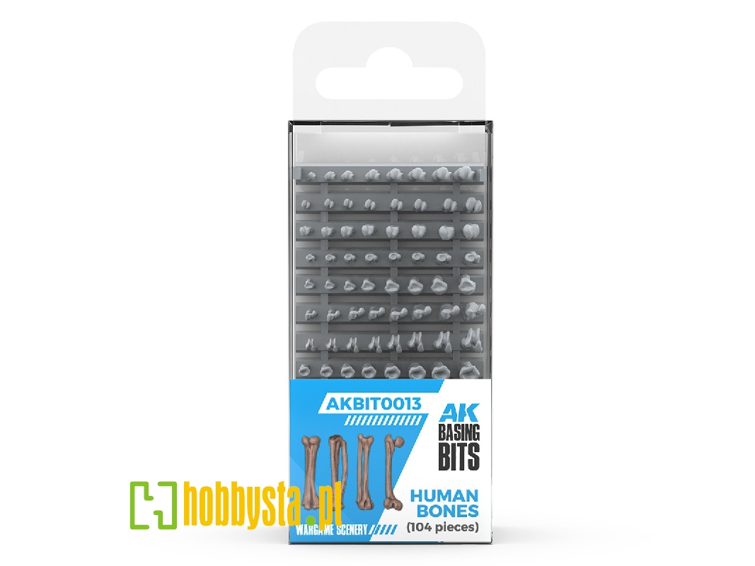 Human Bones - Basing Bits (3d-printed / 104 Pcs) - zdjęcie 1