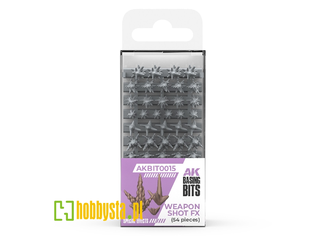 Weapons Shot Fx - Basing Bits (3d-printed / 54 Pcs) - zdjęcie 1