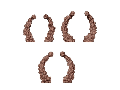 Jump-pack Trail Fx - Basing Bits (3d-printed / 6 Pcs) - zdjęcie 2