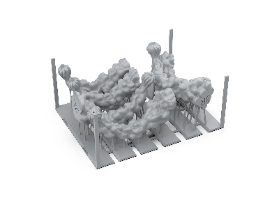 Jump-pack Trail Fx - Basing Bits (3d-printed / 6 Pcs) - zdjęcie 3