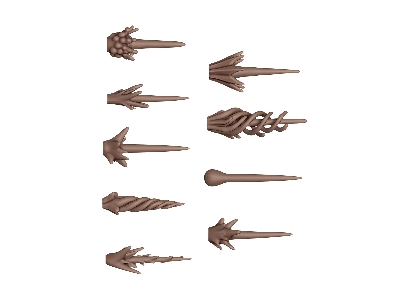 Plasma Fx - Basing Bits (3d-printed / 54 Pcs) - zdjęcie 2