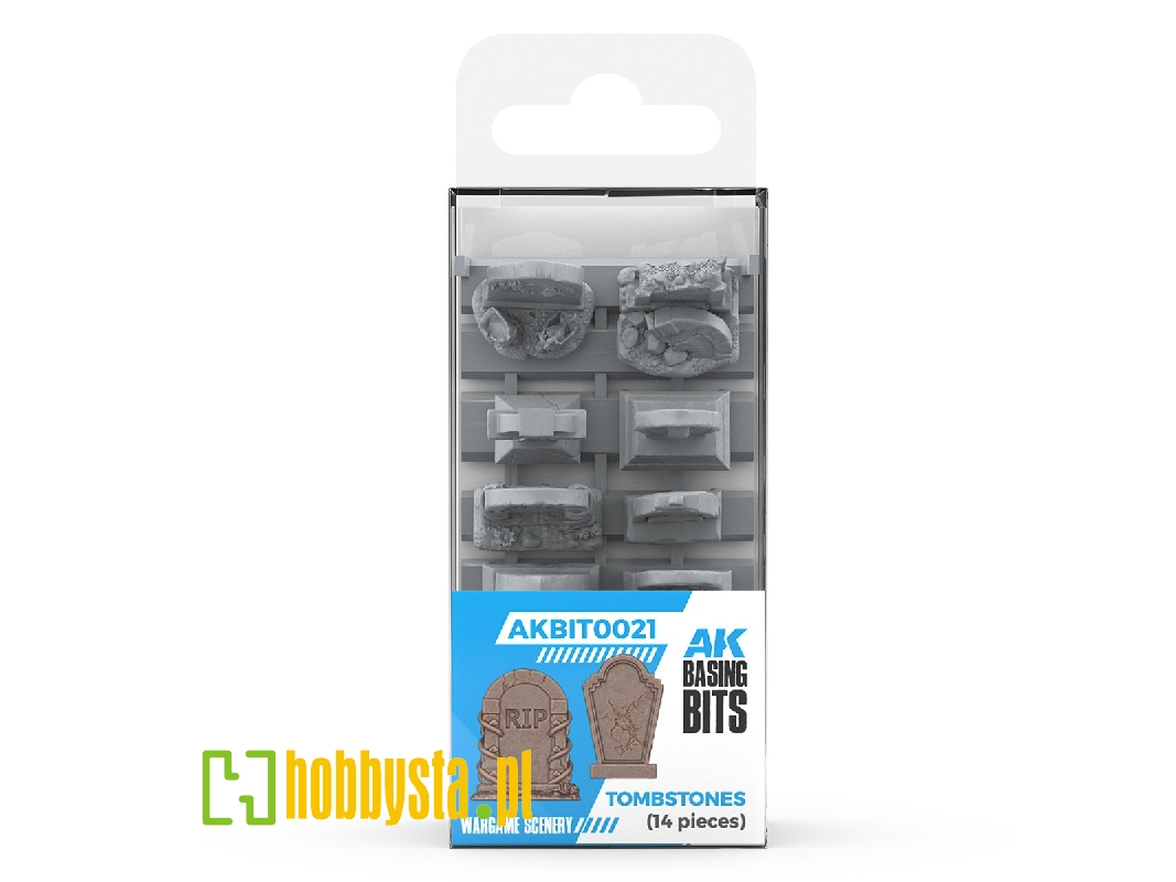 Tombstones - Basing Bits (3d-printed / 14 Pcs) - zdjęcie 1
