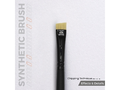 Ak Synthetic Brush - Chipping Technique (Angular) - zdjęcie 3