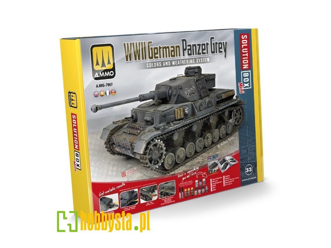 Solution Box Mini 33 - German Wwii  Panzer Grey (Multilingual) - zdjęcie 1