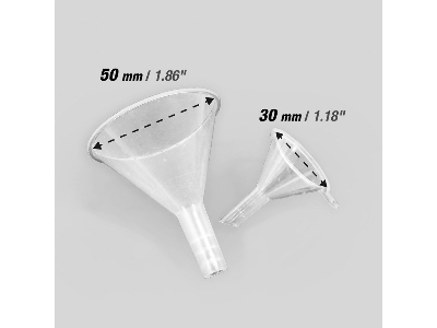 Plastic Funnels: 30 Mm And 50 Mm - zdjęcie 1