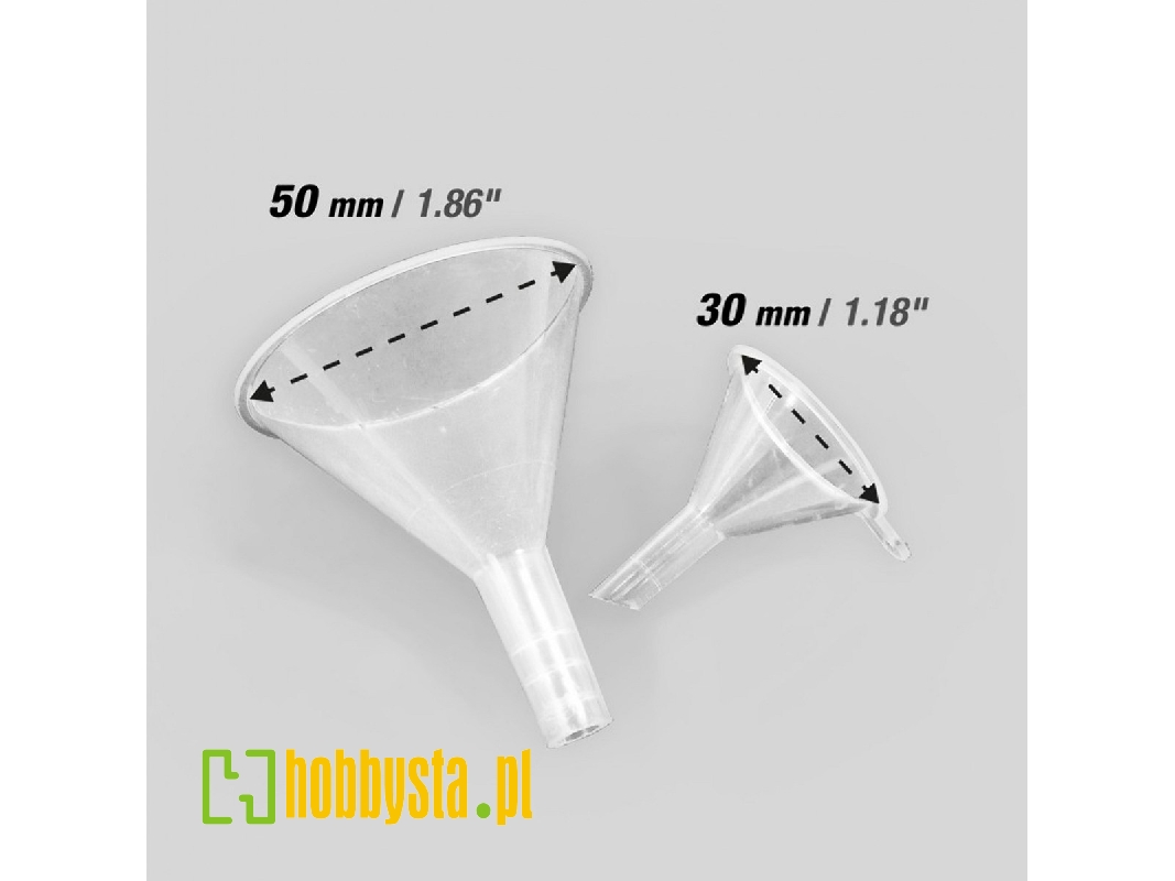 Plastic Funnels: 30 Mm And 50 Mm - zdjęcie 1