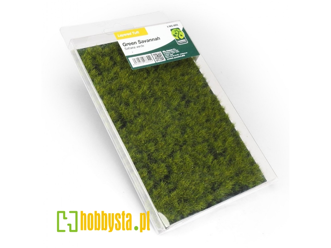 Layered Tuft (2 Mm / 6 Mm) - Green Savannah - zdjęcie 1