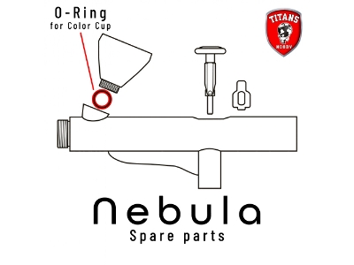 O-ring For Color Cup For Nebula Airbrush (Part 6) - zdjęcie 1