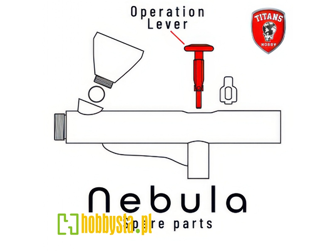 Operation Lever For Nebula Airbrush (Part 8) - zdjęcie 1