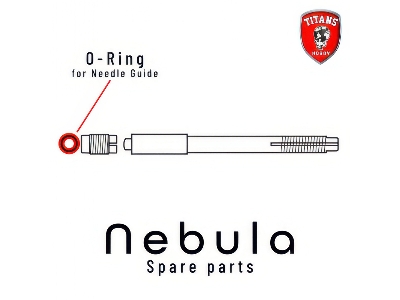 O-ring For Needle Guide For Nebula Airbrush (Part 11) - zdjęcie 1