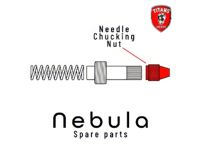 Needle Chucking Nut For Nebula Airbrush (Part 16) - zdjęcie 1