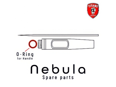 O-ring For Handle For Nebula Airbrush (Part 18) - zdjęcie 1