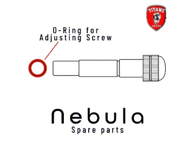 O-ring For Adjusting Screw For Nebula Airbrush (Part 20) - zdjęcie 1