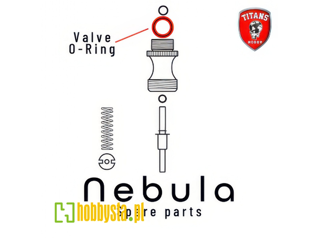 Valve O-ring For Nebula Airbrush (Part 23) - zdjęcie 1