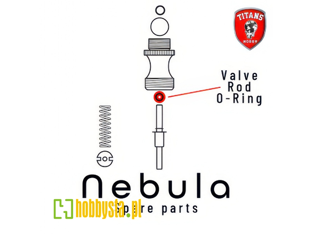 Valve Rod O-ring For Nebula Airbrush (Part 25) - zdjęcie 1