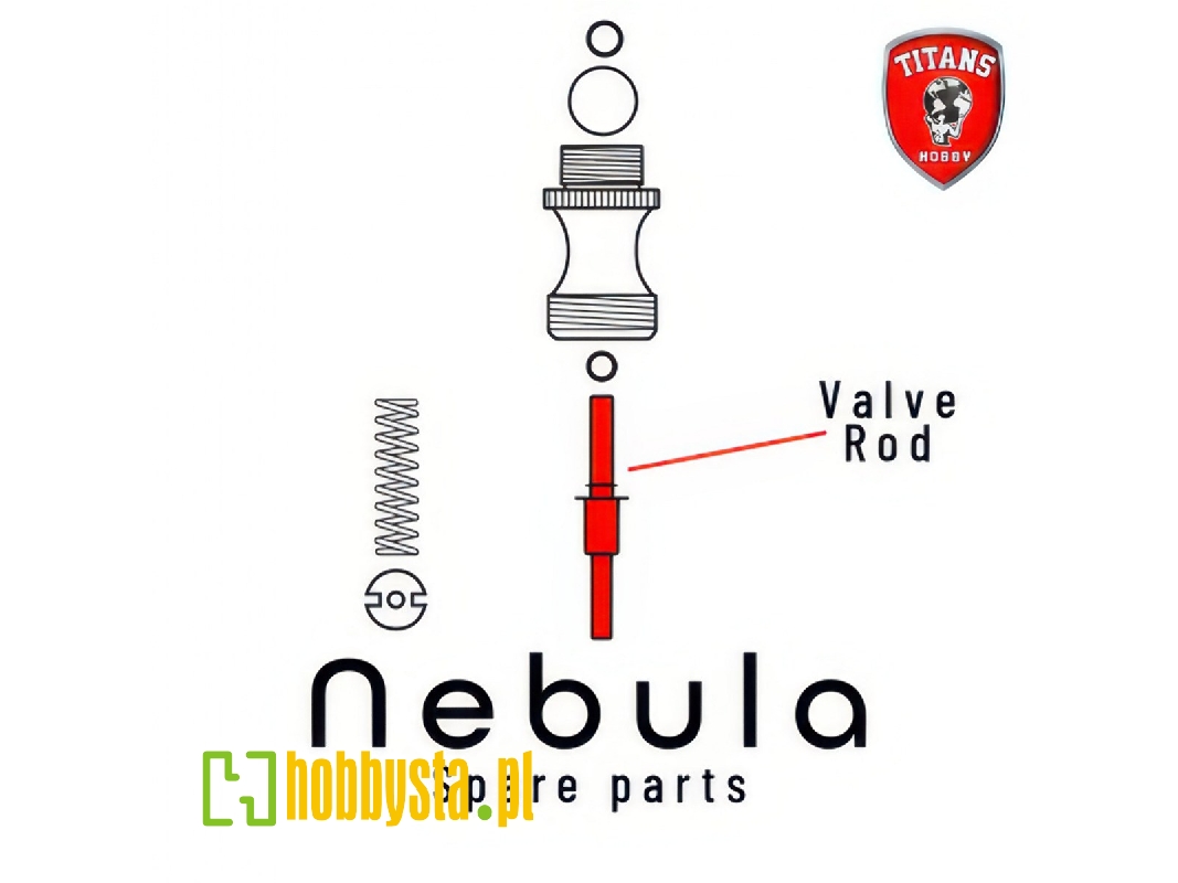 Valve Rod For Nebula Airbrush (Part 26) - zdjęcie 1