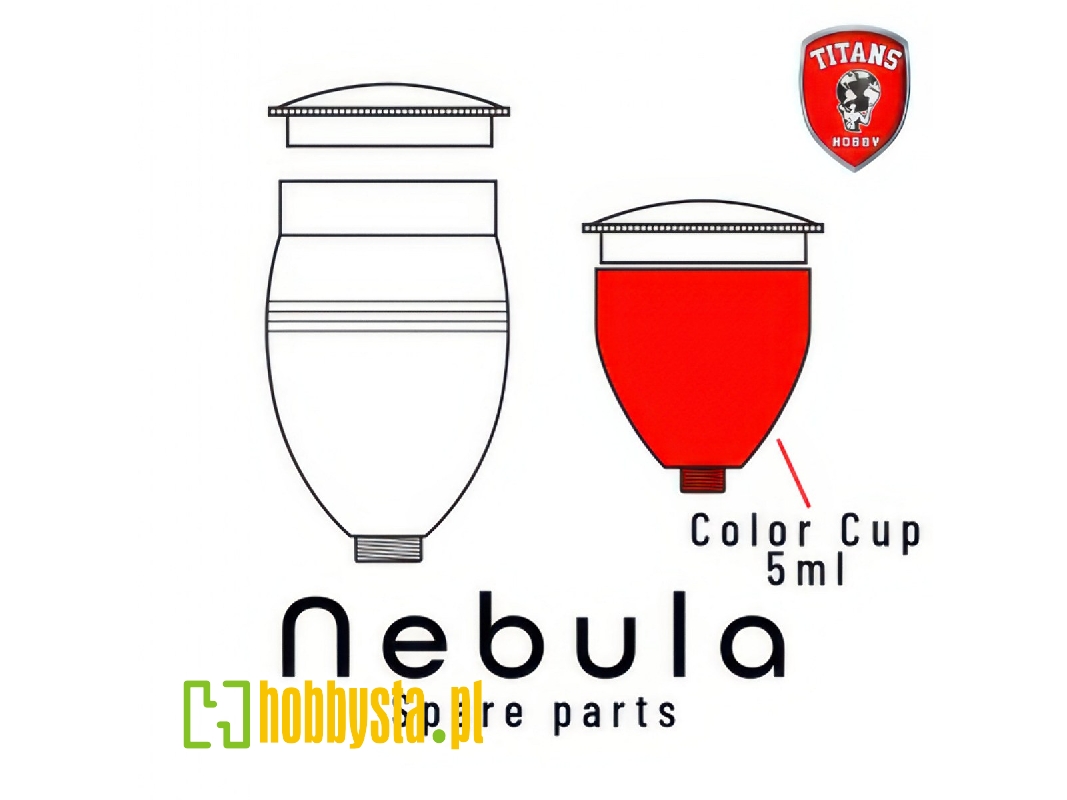 Color Cup 5ml For Nebula Airbrush (Part 29) - zdjęcie 1