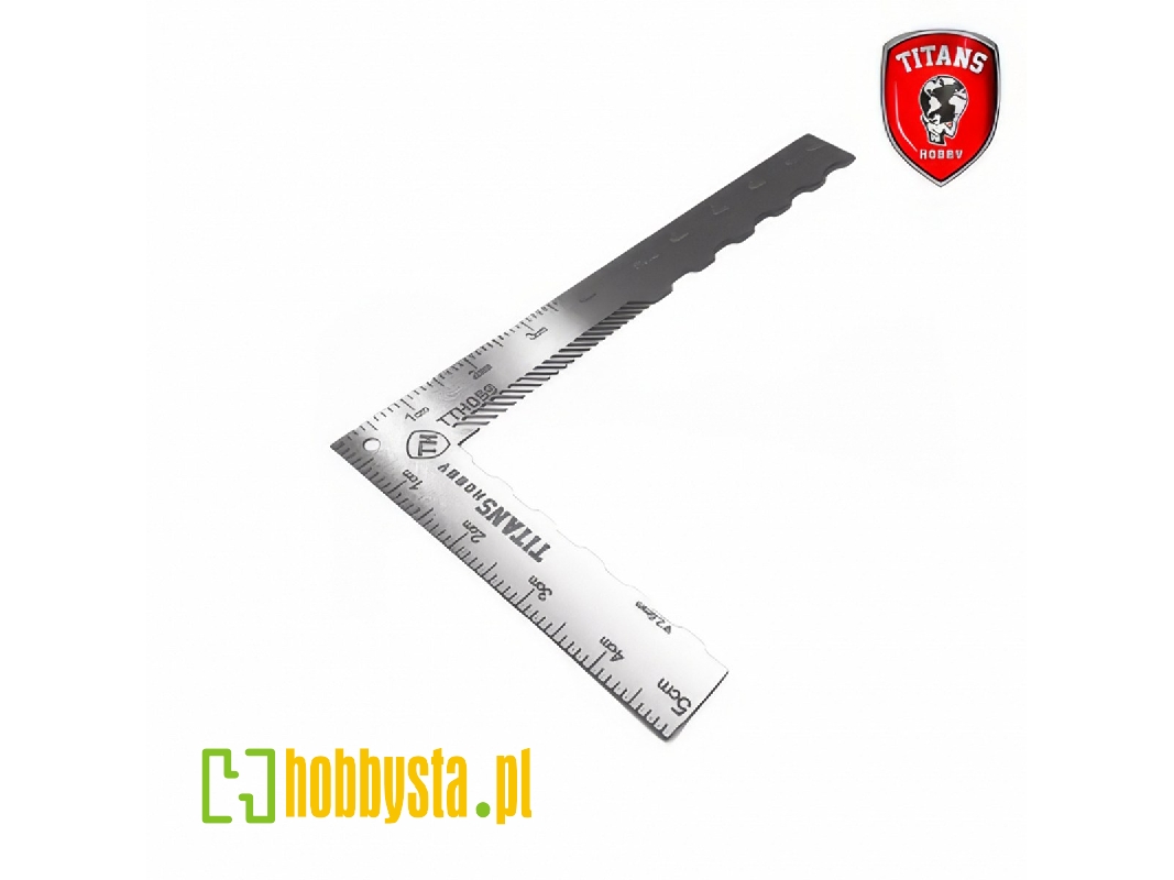 L Ruler With Engraving Guide - zdjęcie 1