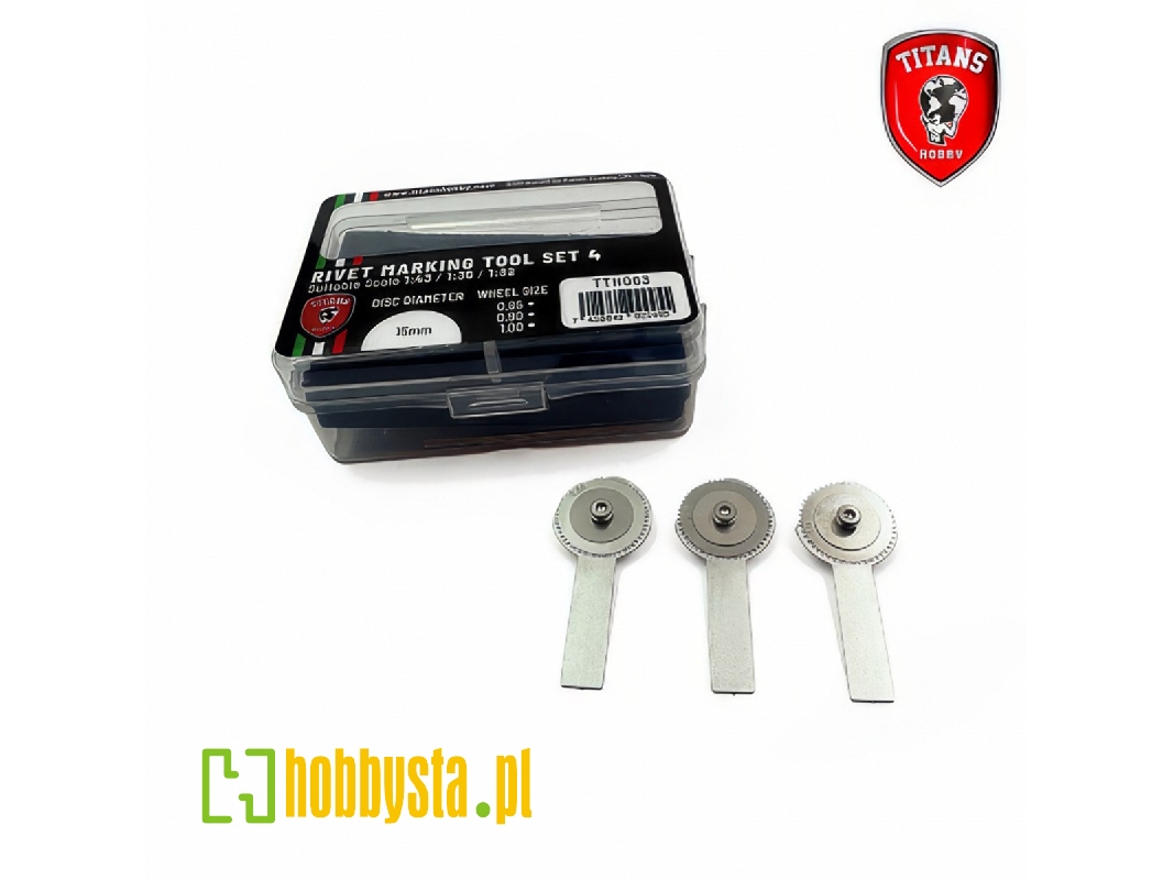 Rivet Maker Tool Set No.4 For Scales 1:48 / 1:35 And 1:32 - zdjęcie 1