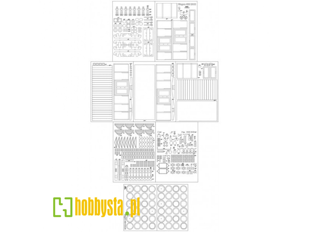 408 Eaos - Zestaw Elementów Wyciętych Laserem - zdjęcie 1