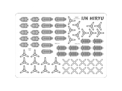 Ijn Hiryu - Samoloty Zestaw Detali - zdjęcie 1
