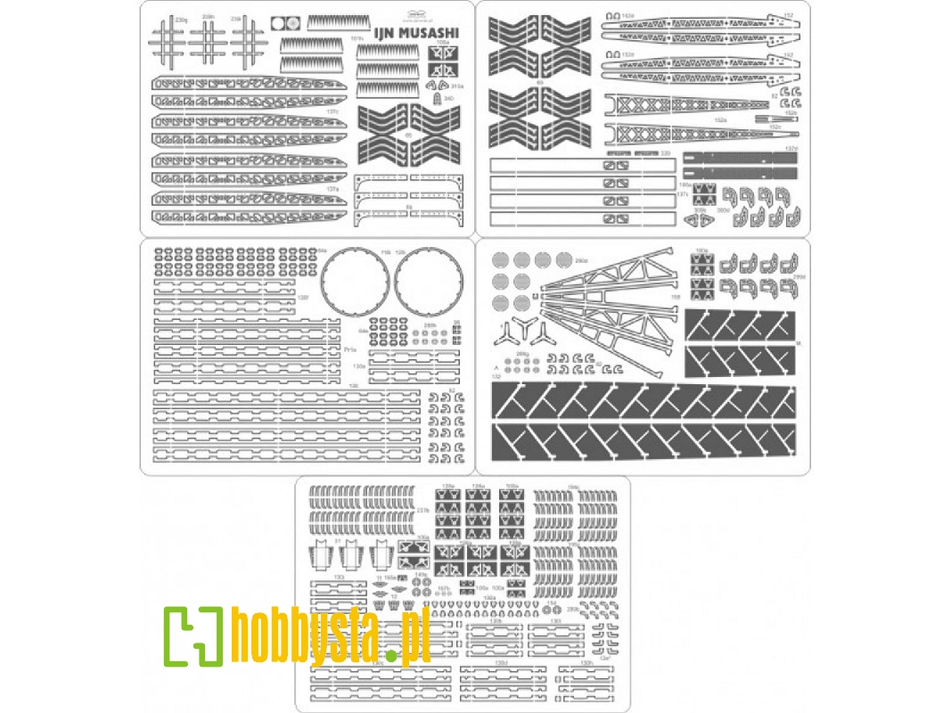Ijn Musashi - Zestaw Detali - zdjęcie 1