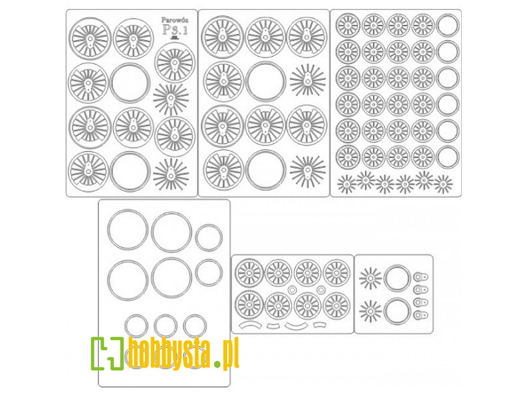 ParowĂłz P3 - KoĹ‚a - zdjÄ™cie 1