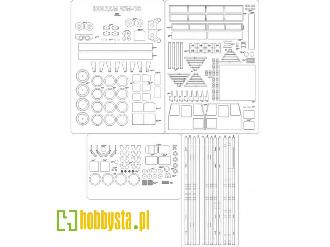 Kolzam Wm-10 - Szkielet, Detale, KoĹ‚a - zdjÄ™cie 1