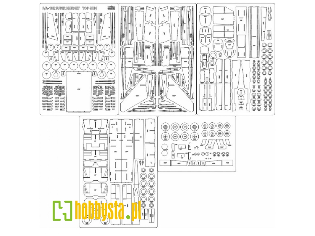 F/A-18e Super Hornet Top Gun - Szkielet - zdjęcie 1