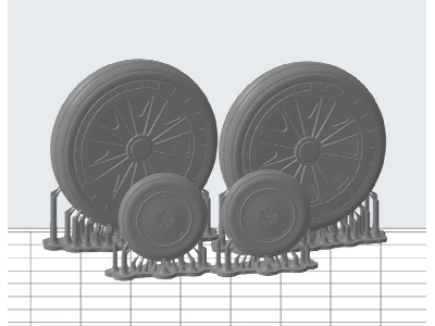 Northrop F-89j Scorpion - Zestaw Kół - zdjęcie 1