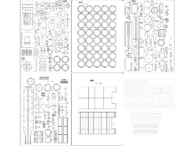 Sws 3,7cm Flak 43 - Szkielet, Detale - zdjęcie 1
