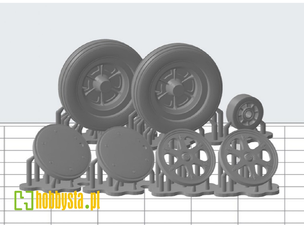 Fm-2 Wildcat - Zestaw Kół - zdjęcie 1