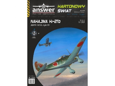 Nakajima Ki-27b - Japoński Samolot Myśliwski - zdjęcie 1