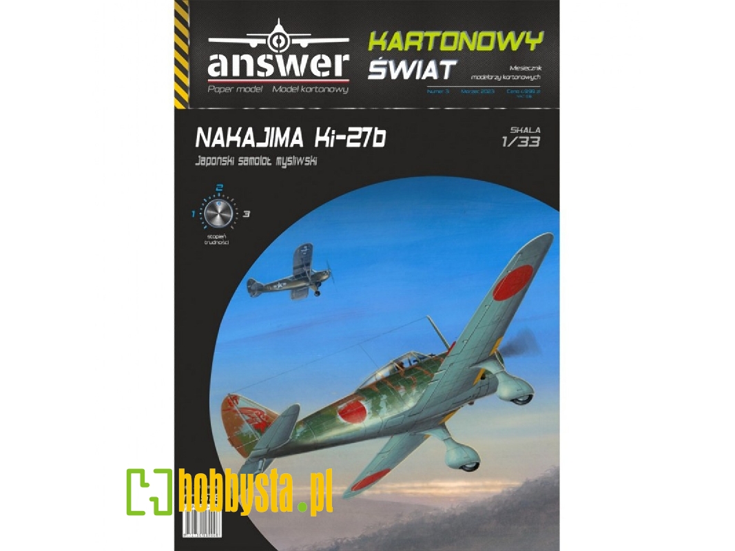 Nakajima Ki-27b - Japoński Samolot Myśliwski - zdjęcie 1