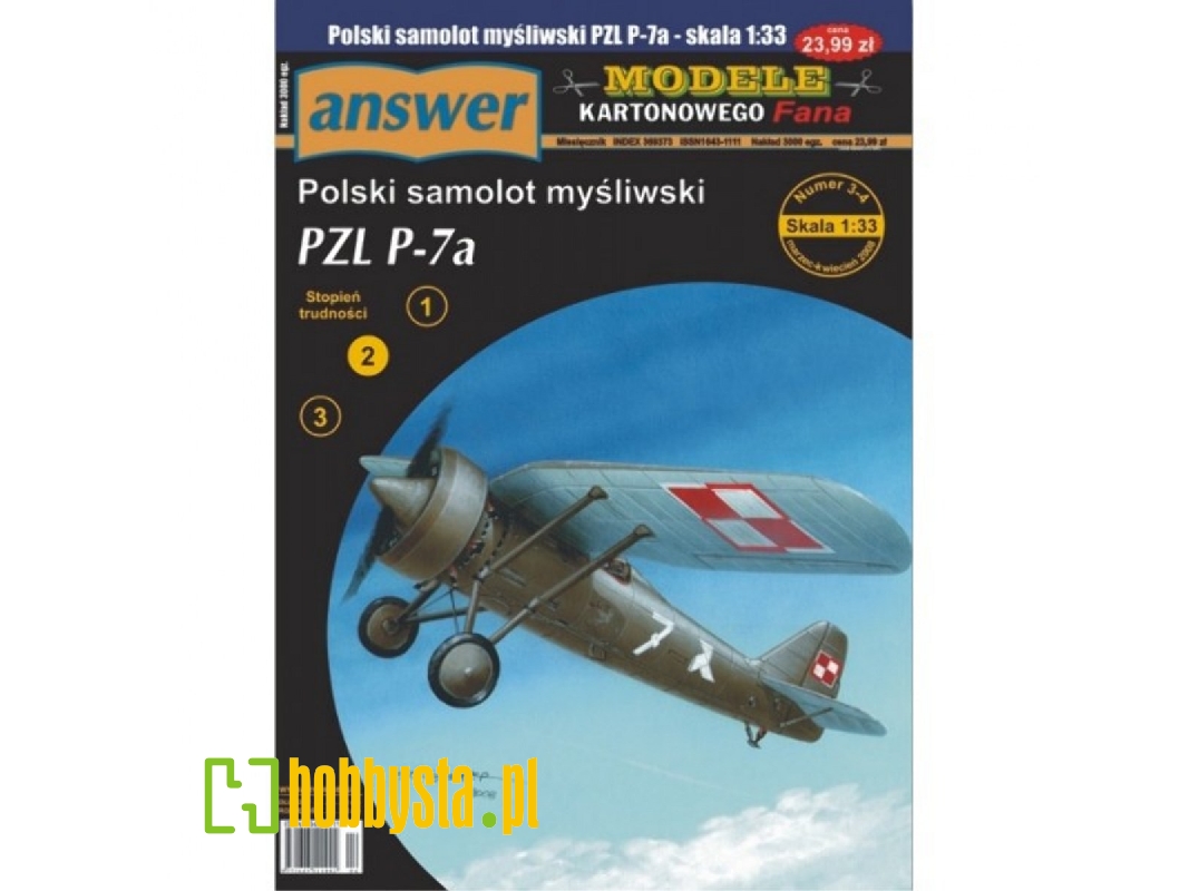 Pzl P-7a - Polski Samolot Myśliwski - zdjęcie 1
