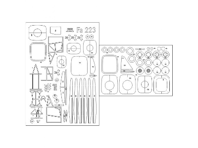 Focke-achgelis Fa 223 - Szkielet - zdjęcie 1