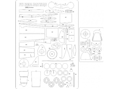 Pzl P.50a Jastrząb - Szkielet - zdjęcie 1